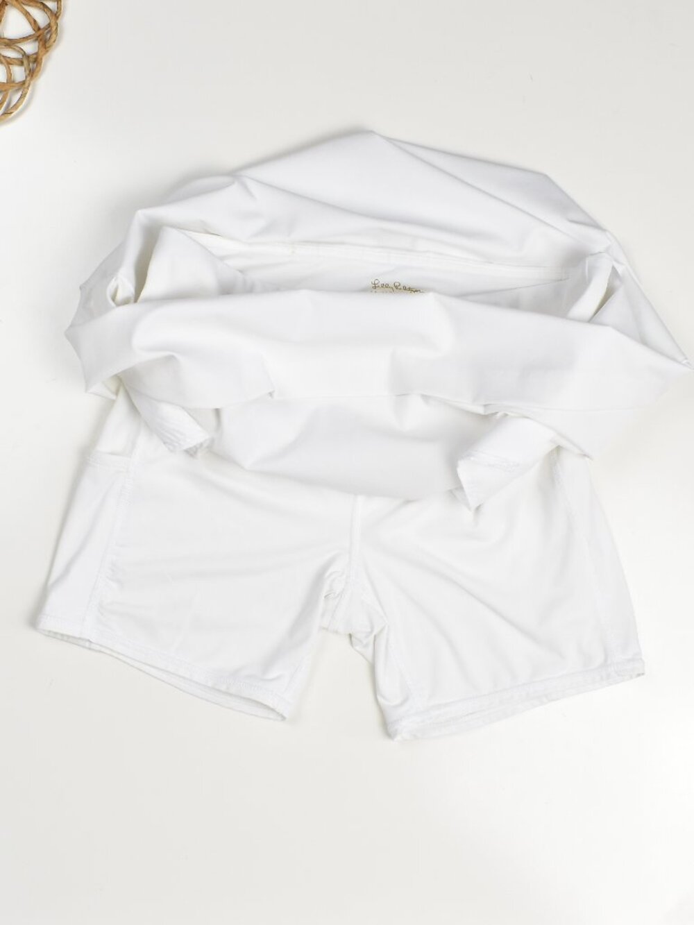 Lilly Pulitzer Luxletic Monica Skort White - 4 - Picture 5 of 6